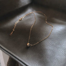 Load image into Gallery viewer, 14k Gold Necklace Bean Necklace Little Gold Bean Necklace LBY209