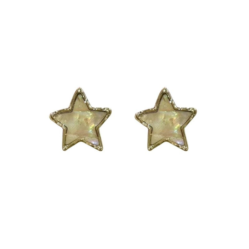 Pearl Earrings Woman With Pearl Earring Starfish Stud Earrings LBY189