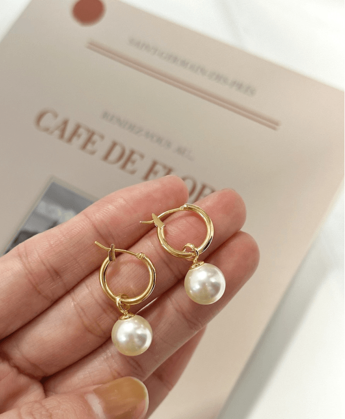 Fashion pearl earrings LBY142