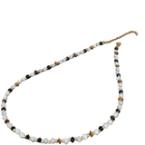 Black Onyx Beaded Necklace  LBY140