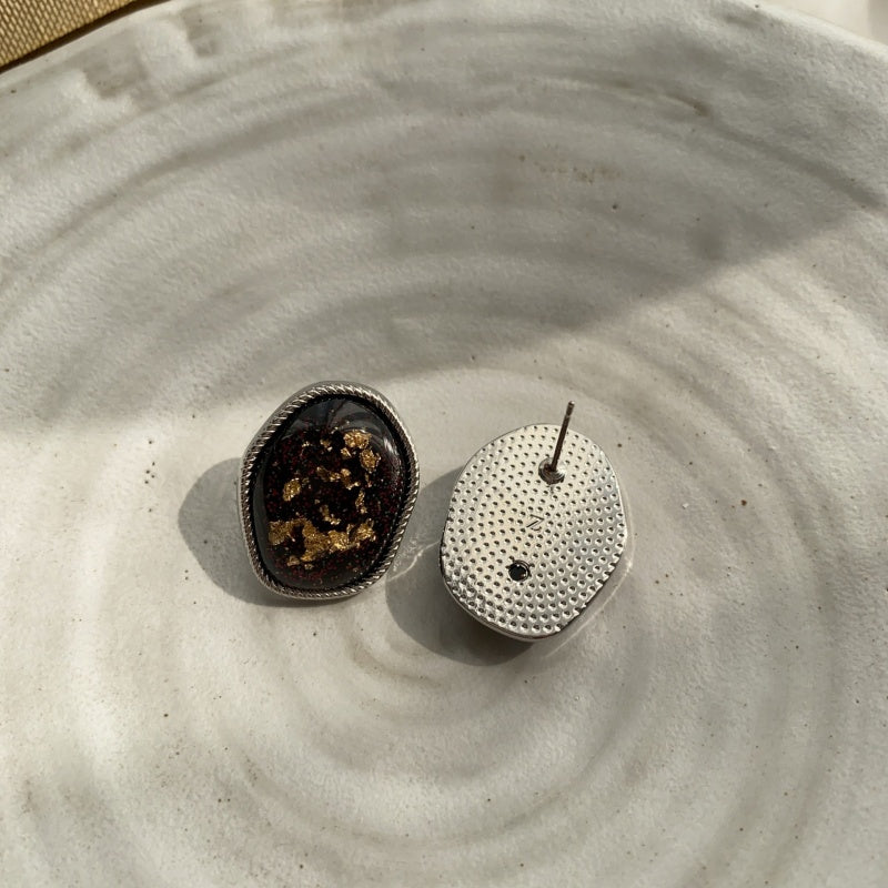 Gold Foil Earrings, 