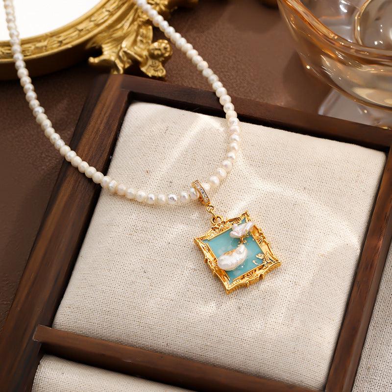 New Autumn/Winter Freshwater Pearl Necklace LBY132