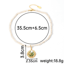 Load image into Gallery viewer, Pearl Camellia Necklace  LBY113