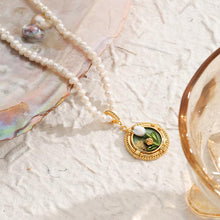 Load image into Gallery viewer, Pearl Camellia Necklace  LBY113