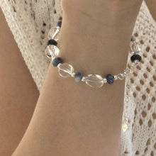 Load image into Gallery viewer, S925 Simple White Crystal Bracelet  LBY115