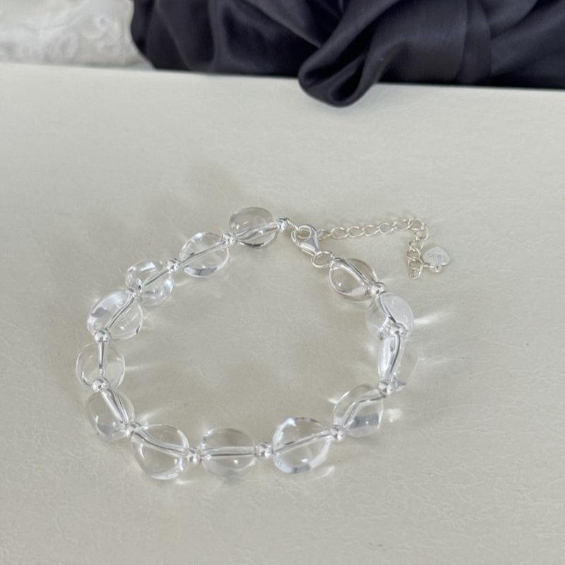 S925 Simple White Crystal Bracelet  LBY115 - LBY JEWELRY