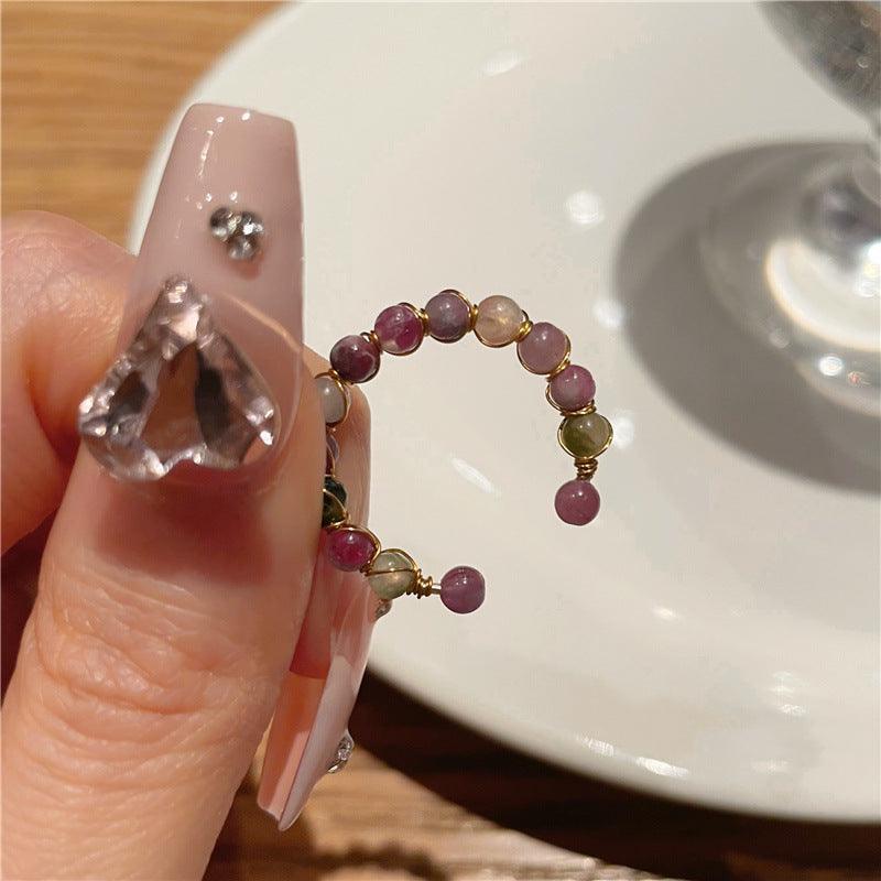 Tourmaline Beaded Ring  LBY125