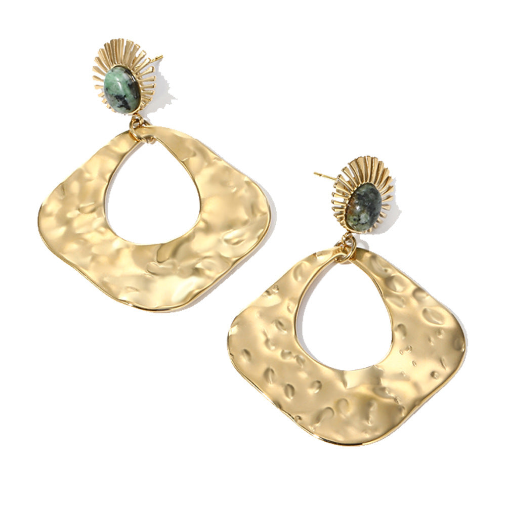 Vintage Gold Drop Earrings 