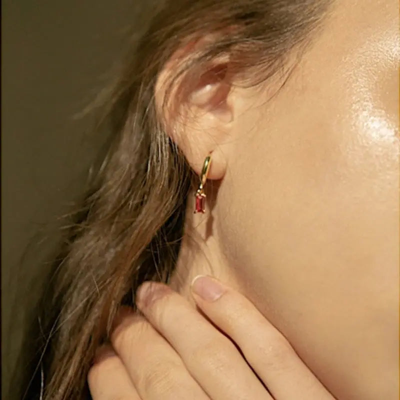 Vintage Looking Earrings, Minimalist Earrings, French-style Stud