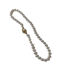 Load image into Gallery viewer, White Perfectly Round High-Luster Pearl Necklace  LBY156