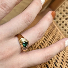 Load image into Gallery viewer, Zircon Ring Color Ring Multi-Color Heart Ring LBY184 - LBY JEWELRY