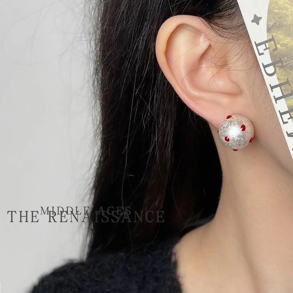 Pearl Earrings Stud Fine Vintage Earring for woman LBY225 - LBY JEWELRY