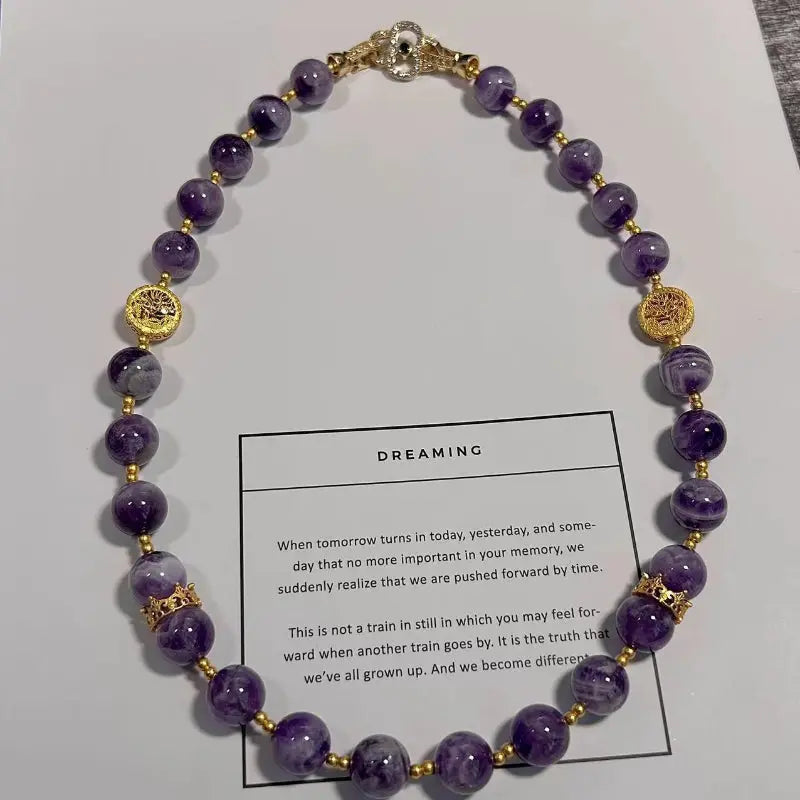 healing stone necklace