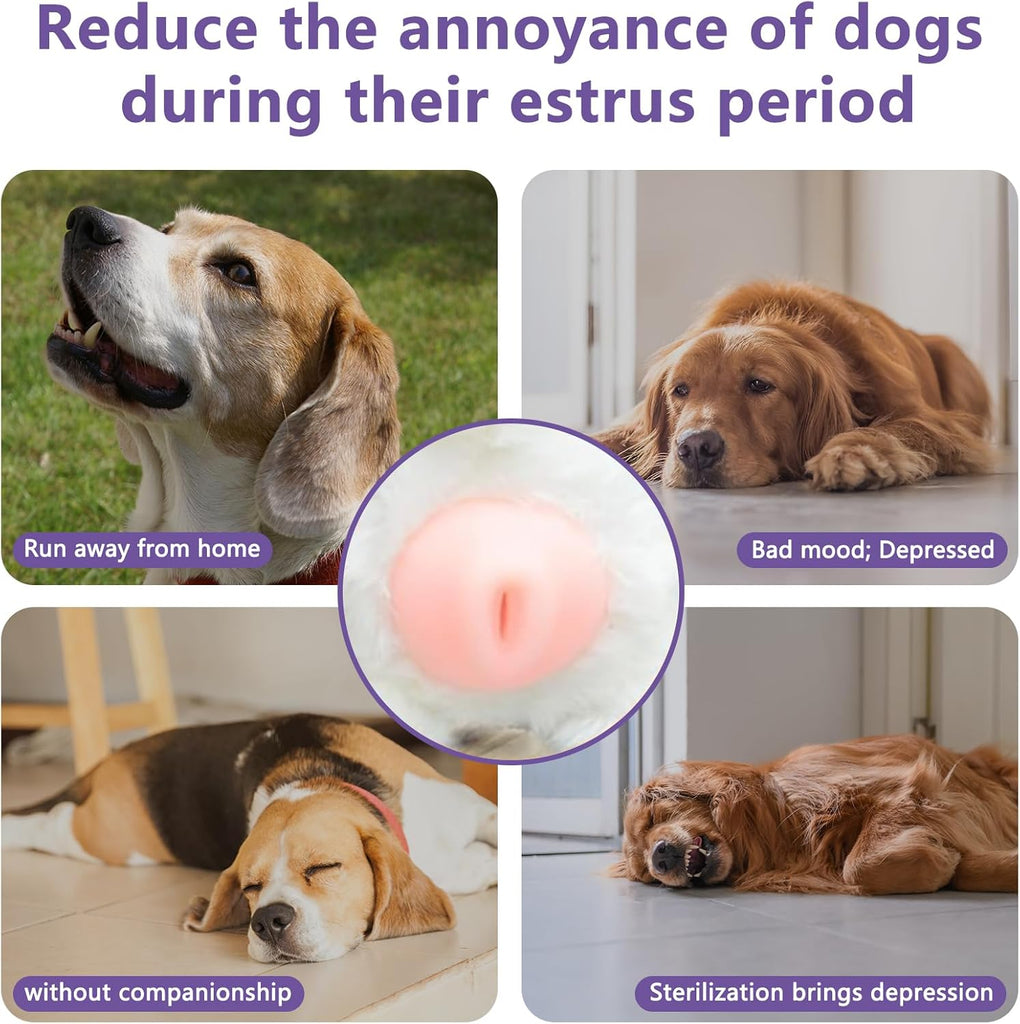 male dog silicone mating toy