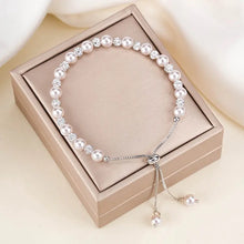 Load image into Gallery viewer, mother of pearl bracelet silver