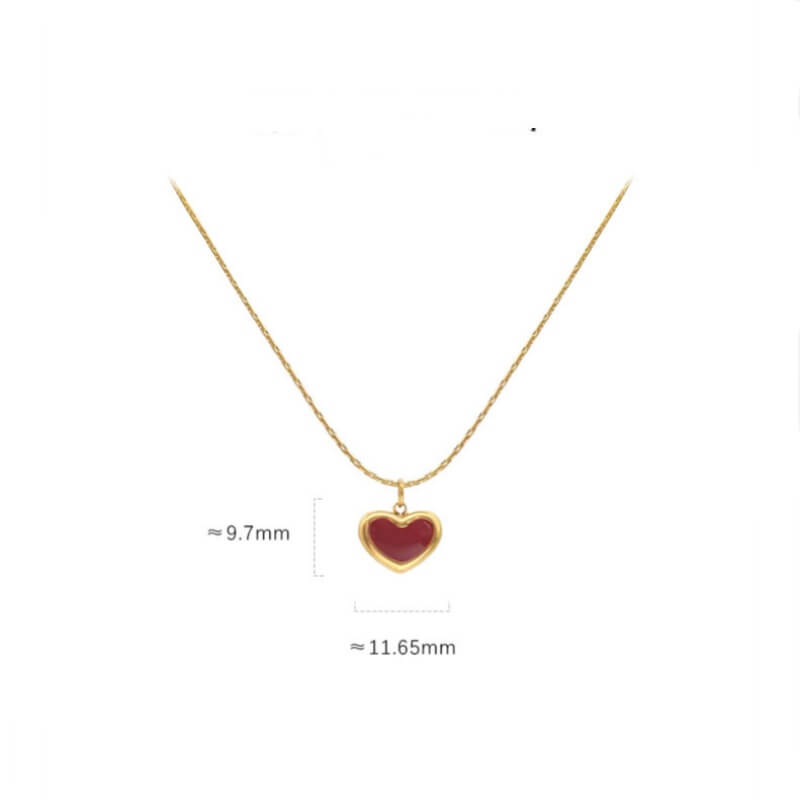 Red Heart Necklace LBY157